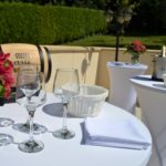 Housse pour mange debout lycra blanc