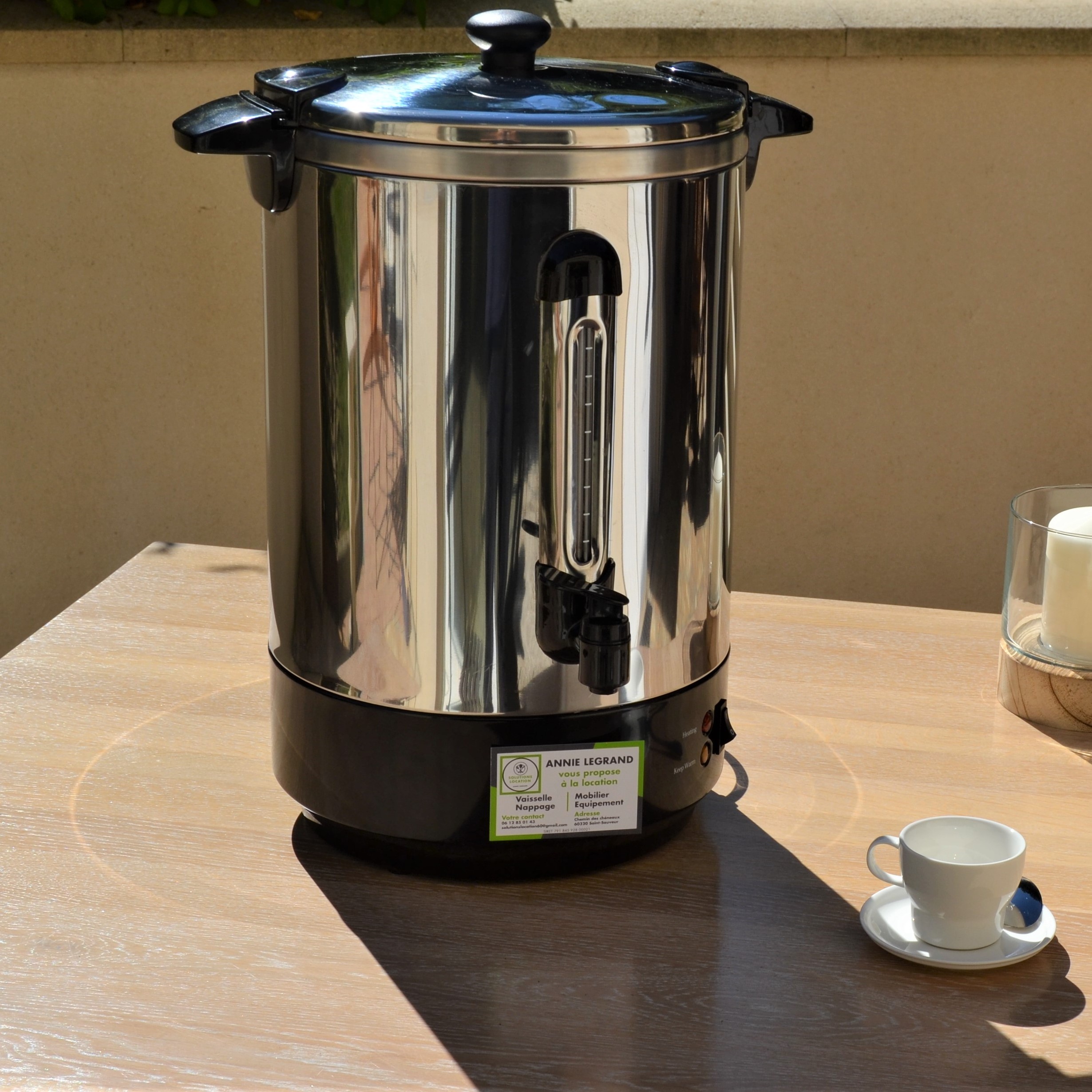 Percolateur pour 100 tasses café