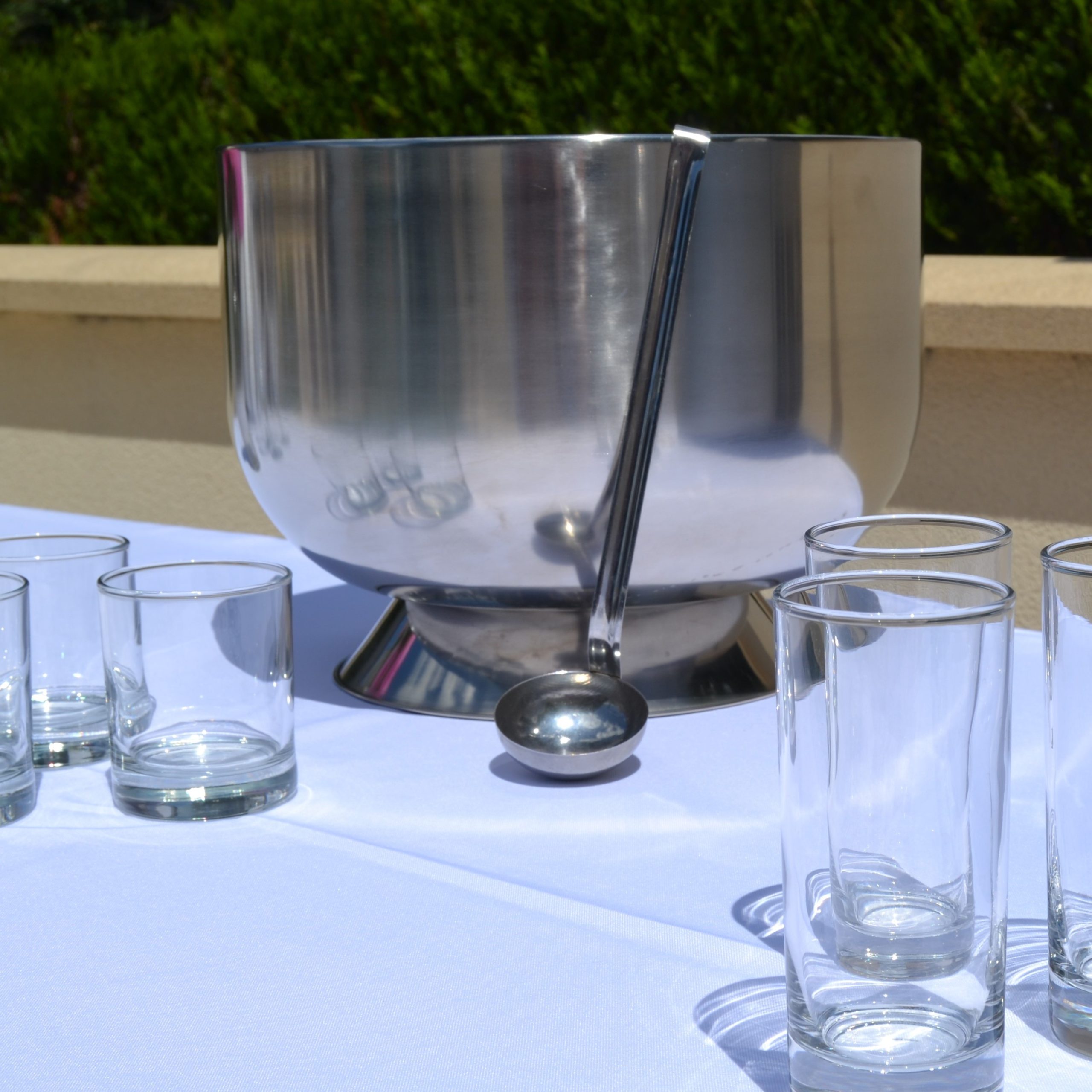 Vasque à champagne inox 32 cm